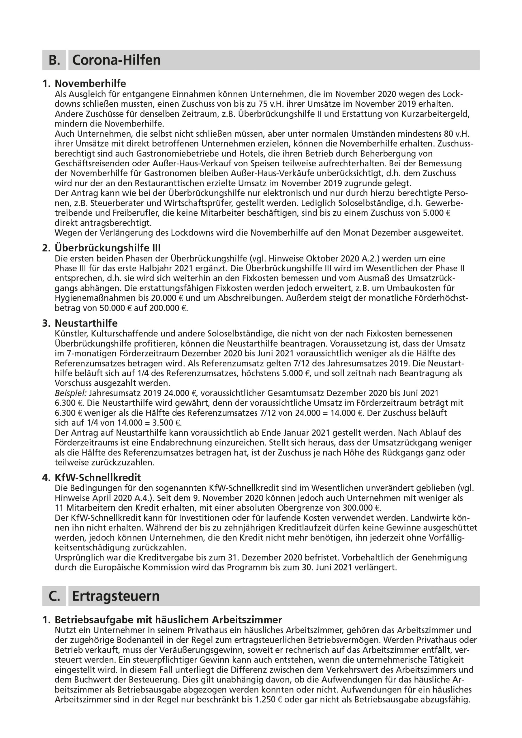 js-tax Steuerberatung Mandantenrundschreiben 2020-12 S2