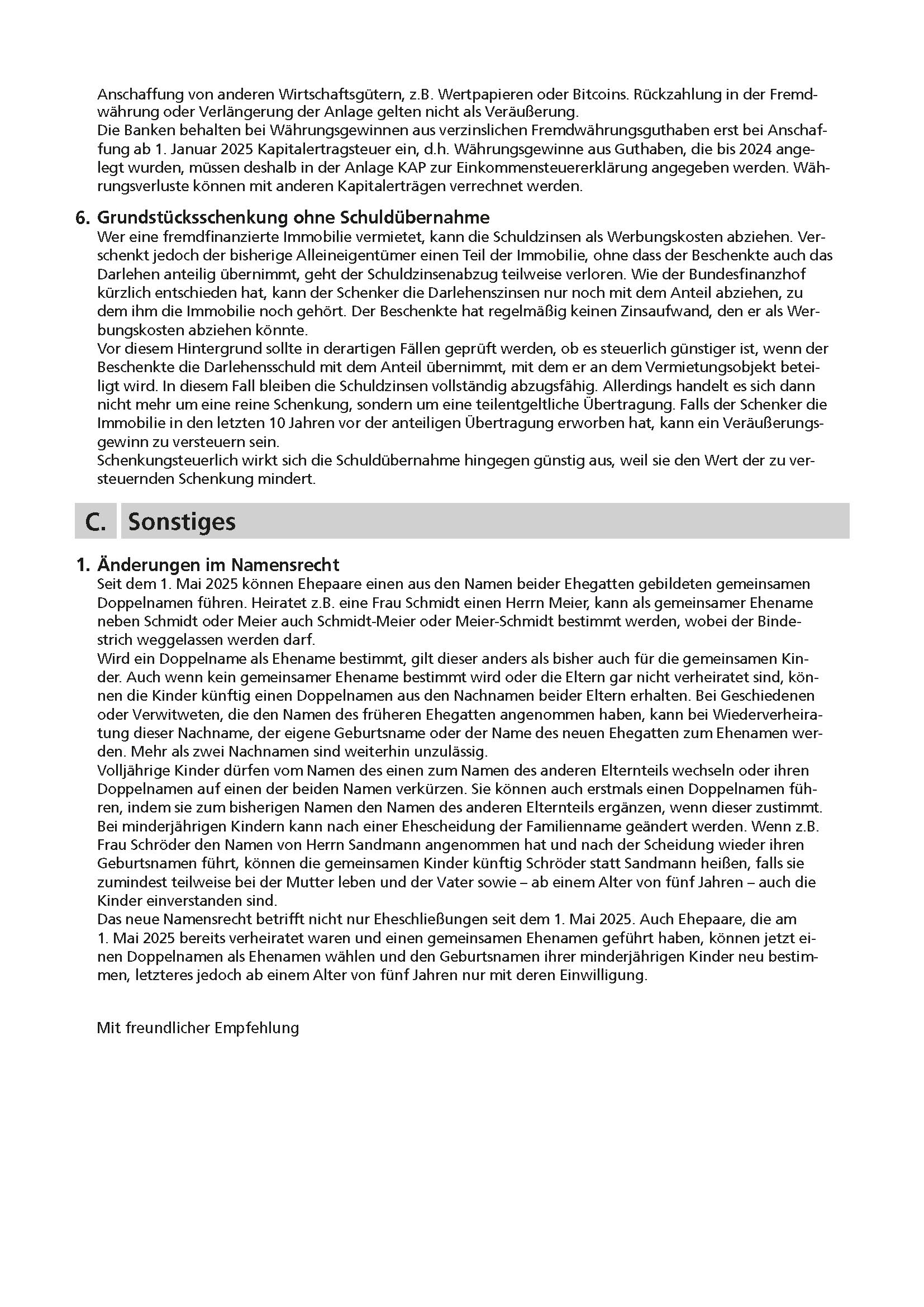js-tax Steuerberatung Mandantenrundschreiben 2025-07_S4